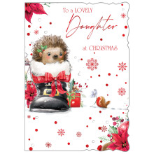 JXC1493 Daughter Cute Christmas Card 50 X5013-1
