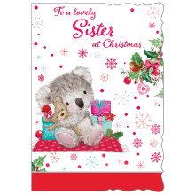 JXC1517 Sister Juvenile Christmas Card 50 X5018-9