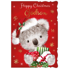 JXC1511 Godson Cute Christmas Card 50 X5033-1