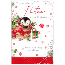 JXC1603 Partner Female Cute Christmas Card 75 X5084-5