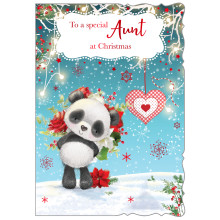 JXC1934 Aunt Cute C50 Christmas Card X6007-1