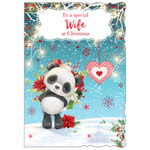 JXC1833 Wife Cute C50 Christmas Card X6007-9