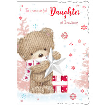 JXC1884 Daughter Cute C50 Christmas Card X6009-2