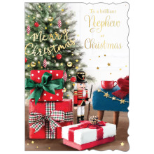 JXC1948 Nephew Trad C50 Christmas Card X6016-4