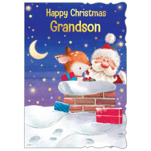 JXC2022 Grandson Juvenile C50 Christmas Card X6027-4