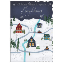 JXC2243 Neighbours Trad C50 Christmas Card X6036-5