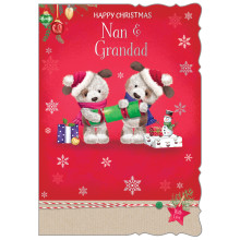 JXC2141 Nan & Grandad Cute C50 Card X6050-4