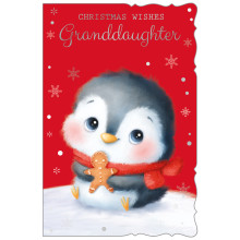JXC1993 Grand-daughter Juvenile C75 Christmas Card X6071-2