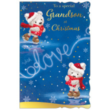 JXC2031 Grandson Cute C75 Christmas Card X6080-3