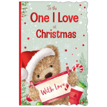 JXC2051 One I Love Male Cute C75 Christmas Card X6081-4
