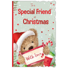 JXC2162 Special Friend Male Cute C75 Christmas Card X6081-7