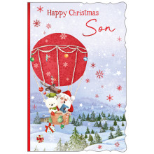 JXC1908 Son Juvenile C75 Christmas Card X6082-8