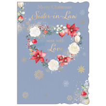 JXC2813 Sister-In-Law Trad C50 Christmas Card X7003-6