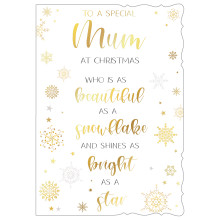 JXC2427 Mum Trad C50 Christmas Card X7005-5