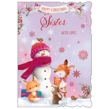 JXC2533 Sister Juvenile C50 Christmas Card X7011-5
