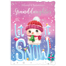 JXC2639 Granddaughter Juvenile C50 Christmas Card X7014-2