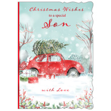 JXC2494 Son Trad C50 Christmas Card X7015-6