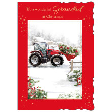 JXC2612 Grandad Trad C50 Christmas Card X7016-2