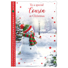 JXC2599 Cousin Male Trad C50 Christmas Card X7018-2