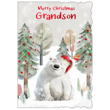 JXC2676 Grandson Cute C50 Christmas Card X7020-3