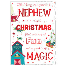 JXC2589 Nephew Juvenile C50 Christmas Card X7026-5