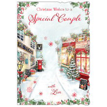 JXC2959 Special Couple Trad C50 Christmas Card X7030-8