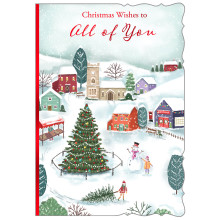 JXC2983 To All of You Trad C50 Christmas Card X7031-11