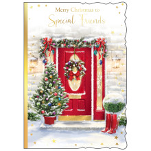 JXC2900 Special Friends Trad C50 Christmas Card X7033-10