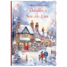 JXC2739 Daughter & Son-In-Law Trad C50 Christmas Card X7034-2