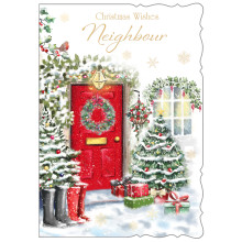 JXC3019 Neighbour Trad C50 Christmas Card X7039-2