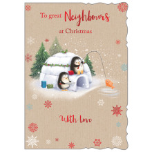 JXC3027 Neighbours Cute C50 Christmas Card X7052-6