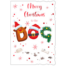 JXC3050 To the Dog C50 Christmas Card X7056-1