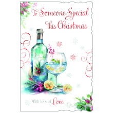 JXC2712 Someone Special Female Trad C75 Christmas Card X7060-6