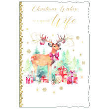 JXC2389 Wife Trad C75 Christmas Card X7061-11