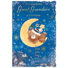 JXC2700 Great Grandson Juvenile C75 Christmas Card X7081-5