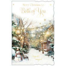 JXC2944 To Both Of You Trad C75 Christmas Card X7090-8