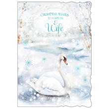 JXC2377 Wife Trad C50 Christmas Card X7104-4