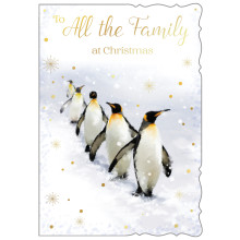 JXC2997 To All The Family Trad C50 Christmas Card X7107-3