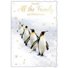 JXC3014 From All The Family Trad C50 Christmas Card X7107-5