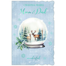JXC2732 Mum & Dad Trad C75 Christmas Card X7114-2