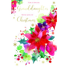 JXC1985 Granddaughter Trad C75 Christmas Card XA014