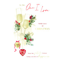 JXC2052 One I Love Trad C75 Christmas Card XA091