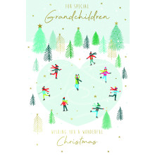 JXC2704 Grandchildren C75 Christmas Card XA106