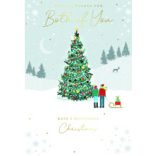 JXC2937 To Both Of You Trad C50 Christmas Card XA150