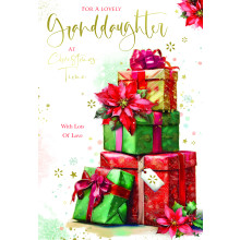 JXC2626 Granddaughter Trad C50 Christmas Card XA315