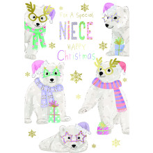 JXC2577 Niece Juvenile C50 Christmas Card XA346