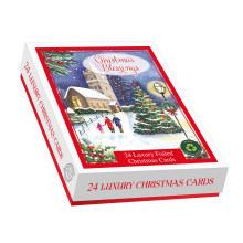 XF0207 12 Winter Blessings Boxed Xmas Cards