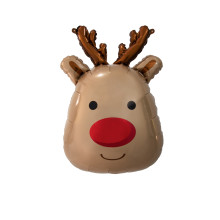 Foil Balloon 30" Reindeer Face
