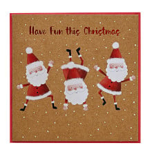 JXC1430 Open Square Christmas Card XBV-117-SC9