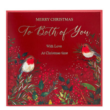 JXC1683 To Both of You Traditional Christmas Card XBV-133-SC24